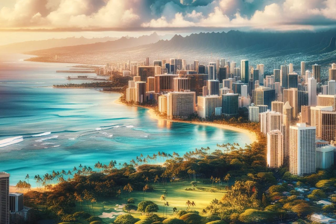 Hawaiianisches Stadtbild
