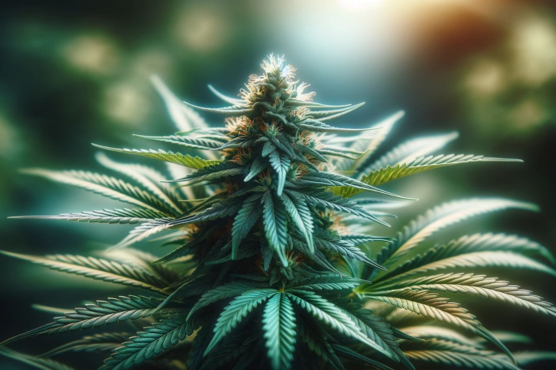 Eine gesunde Cannabispflanze