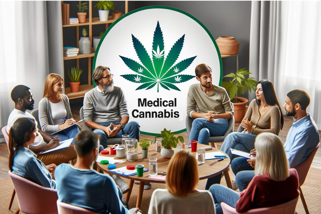 Gruppendiskussion über Cannabis